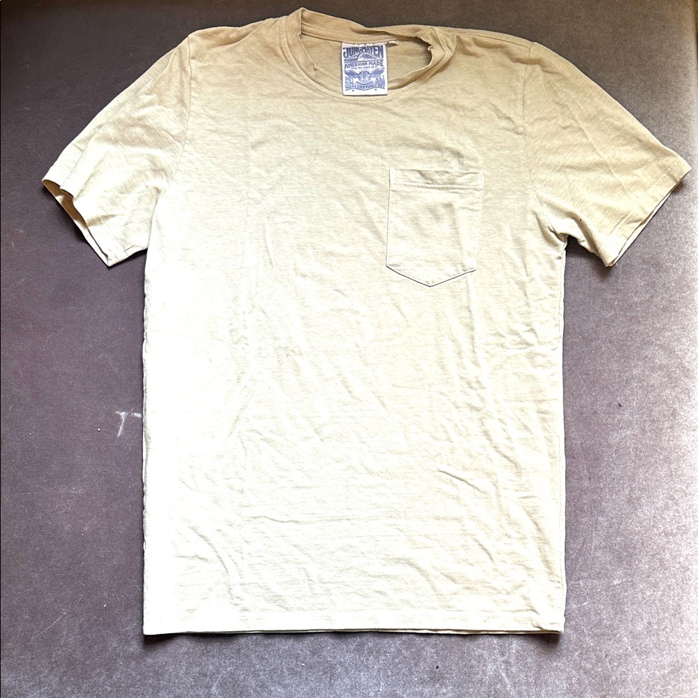Jungmaven Light Tan Short Sleeve Tee